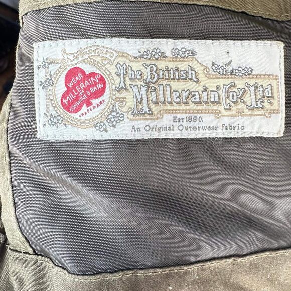 Timberland X British Millerain Premium Waxed Car Military Coat 8514J262 size L/G - Picture 10 of 13